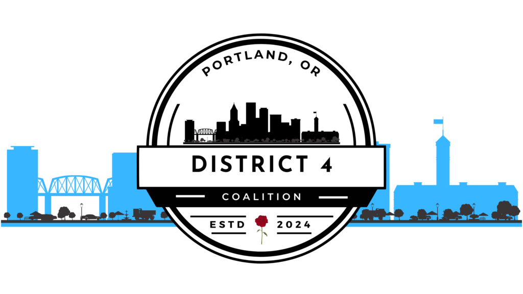 District Four Coalition logo banner